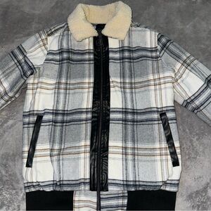 Graz Plaid Sherpa Lined Jacket